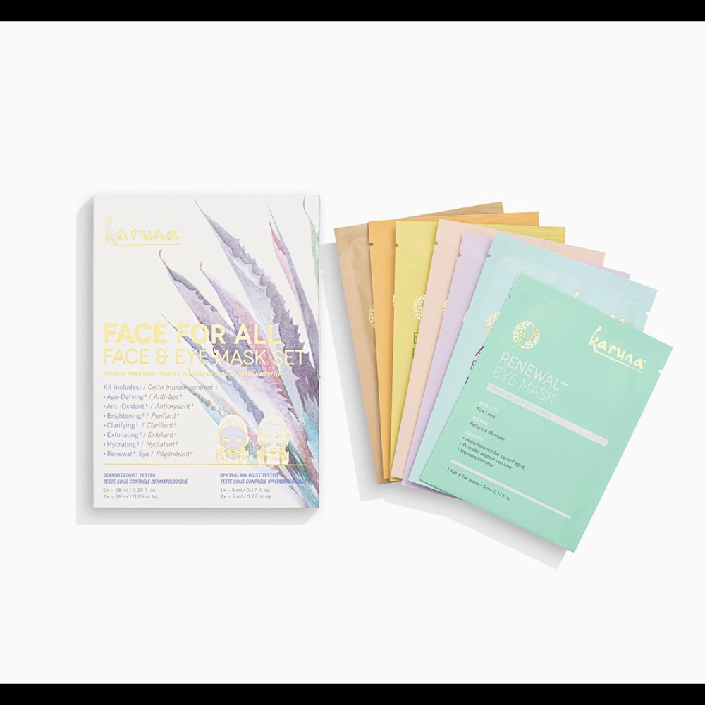 Karuna Face For All Face and Eye Mask Set